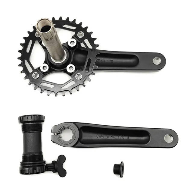 Koje su značajne prednosti kovane aluminijske legure AL6061-T6 u usporedbi s drugim materijalima u primjeni MTB Bike Single Chainwheel & Crank Set?